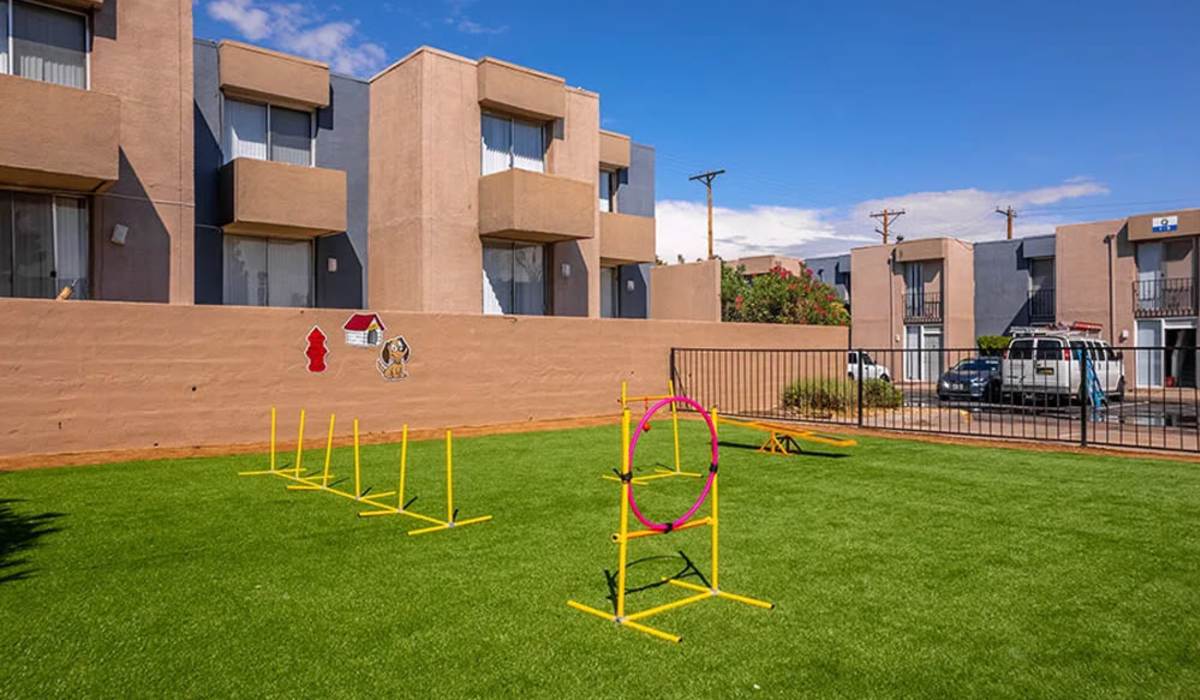 Pet park at Cliffside at Mountain Park in El Paso, Texas